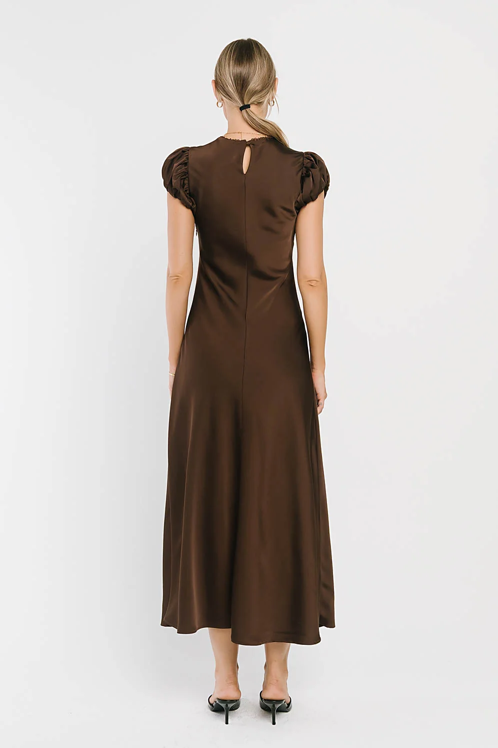 Ellianna Maxi Dress in Dark Brown