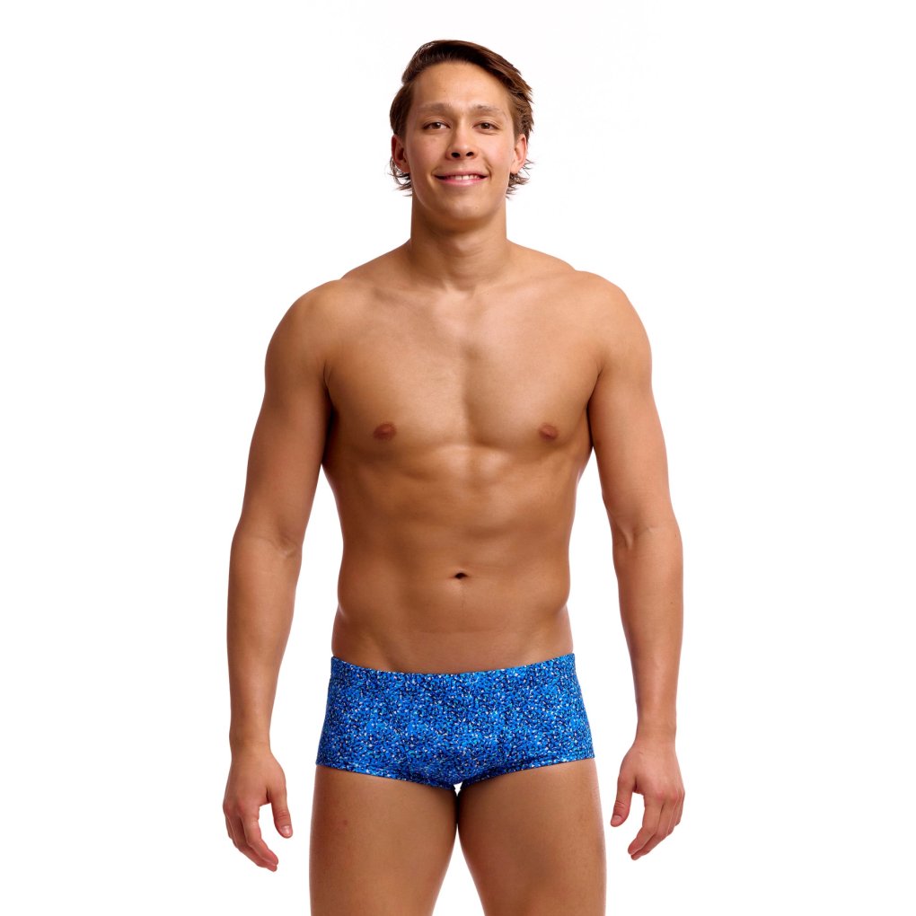 Funky Trunks Classic Eco Swim Trunks Men - Pebble Beach