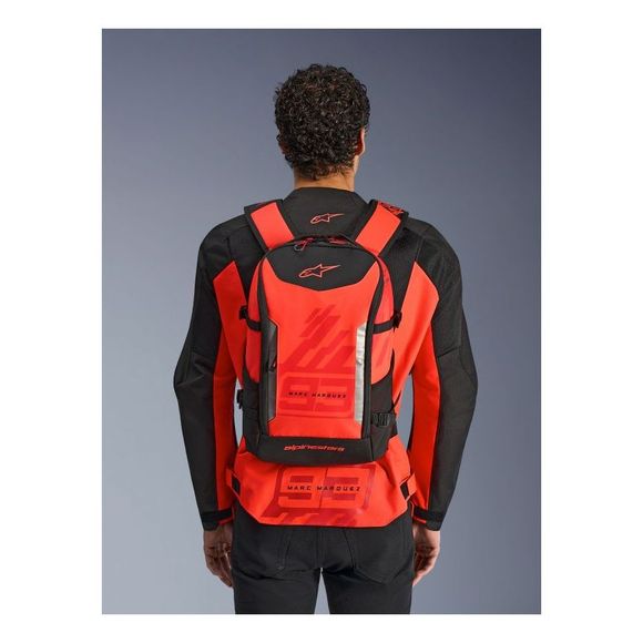 Alpinestars MM93 AMP3 BACK PACK Backpack - Red / BlackRef: Ap4305 / 6100326-3034-Os