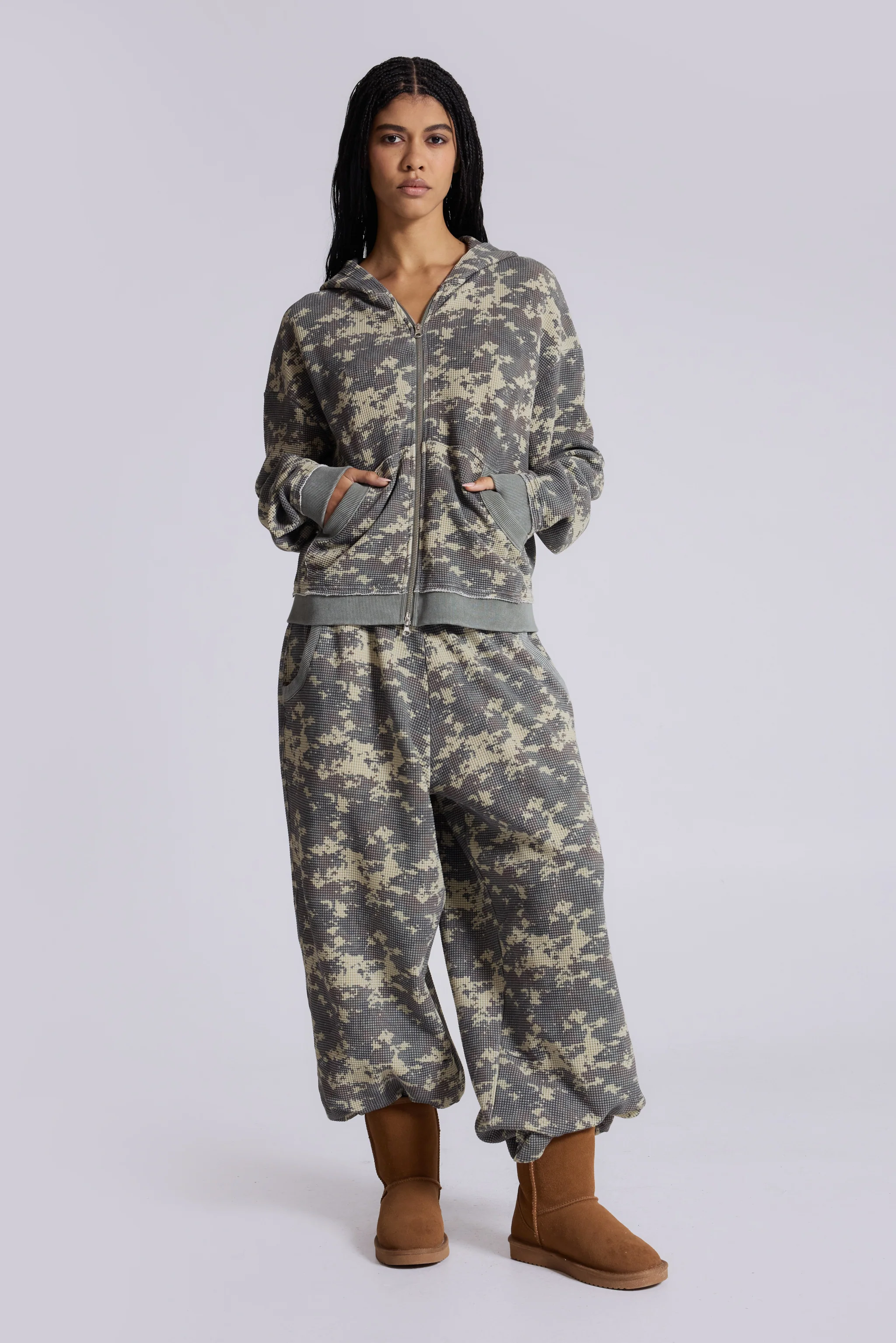 Digi Camo Waffle Hoodie