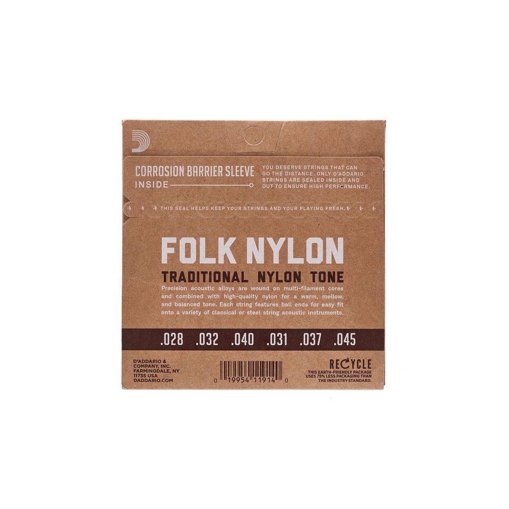 Daddario EJ32C Folk Nylon – Thomann Ireland