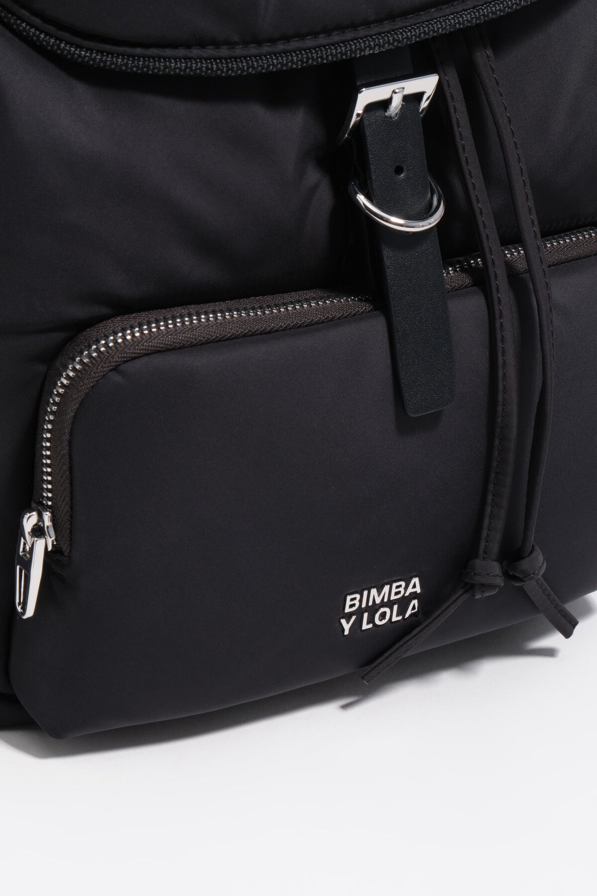 Dark anthracite nylon Pocket backpack