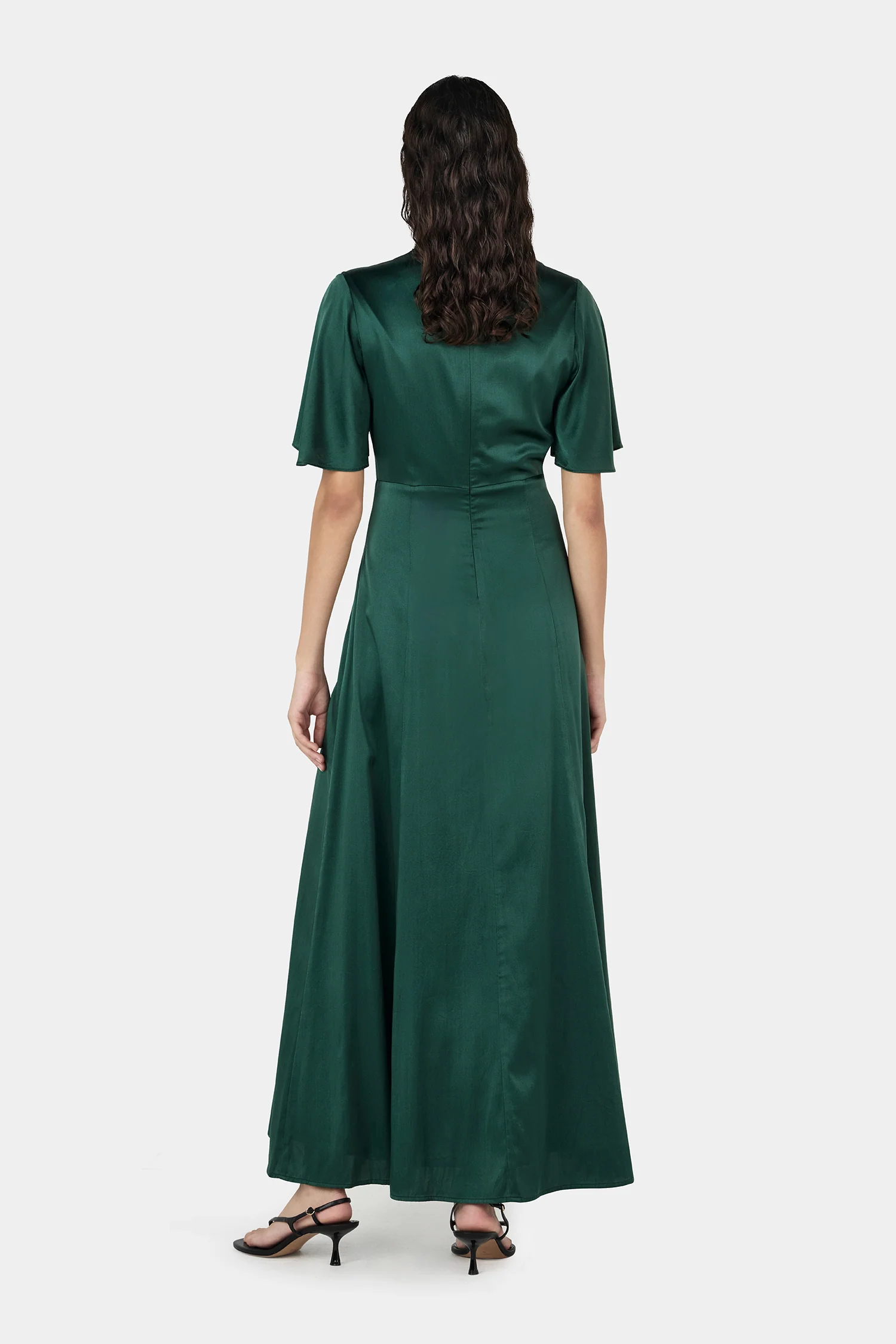 Amber Dress Pine Green
