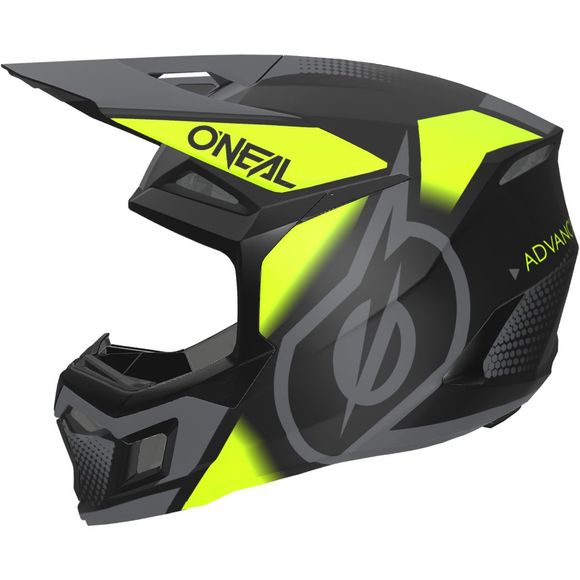 O'Neal 3SRS - VISION V24 2024 cross Helmet - Black / YellowRef: OL1952