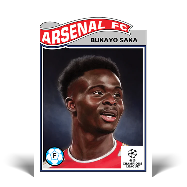 Topps UK - UCC Living Set Card #622 - Bukayo Saka