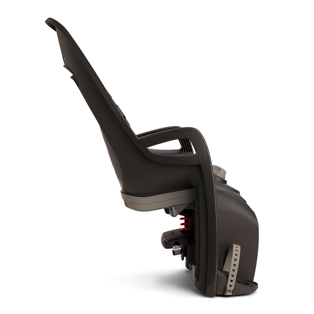 Hamax Zenith Relax Child Bike Seat + Carrier Adapter - black/grey