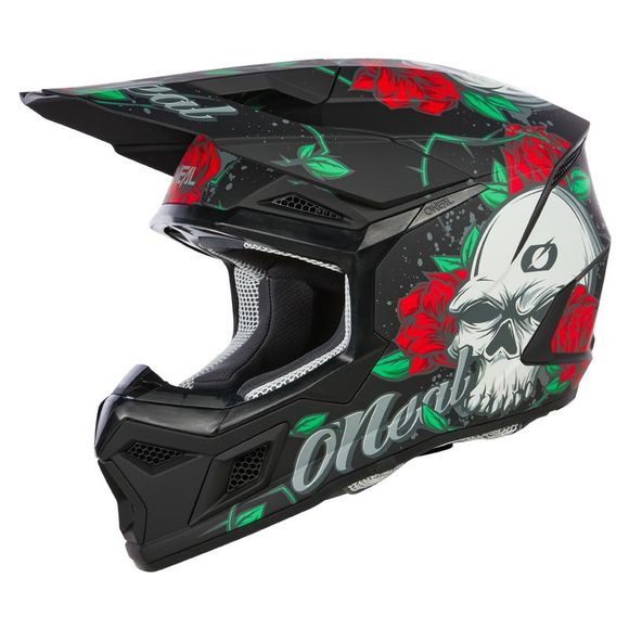 Casque cross O'Neal 3SRS YOUTH - MELANCIA V24 - Noir / MulticoloreRef : OL1962