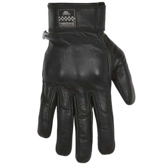 Helstons wolf soft leather gloves - blackRef: HS0748