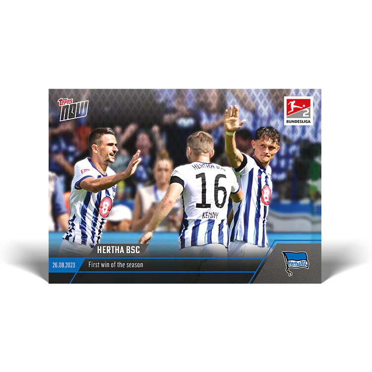 Topps UK - First win of the season - Bundesliga TOPPS NOW® Card #12