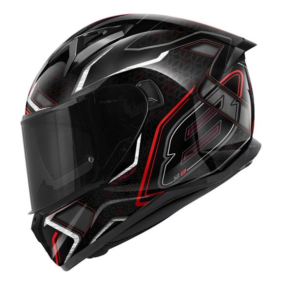 Givi 50.8 full face helmet - MYSTICAL - Black / RedRef: GI2065