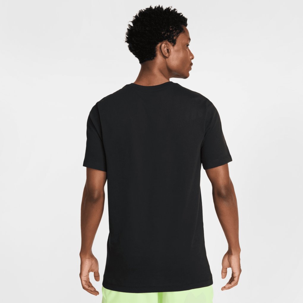 Nike Dri-FIT Trail Logo Tee Men - black/volt FQ3914-011