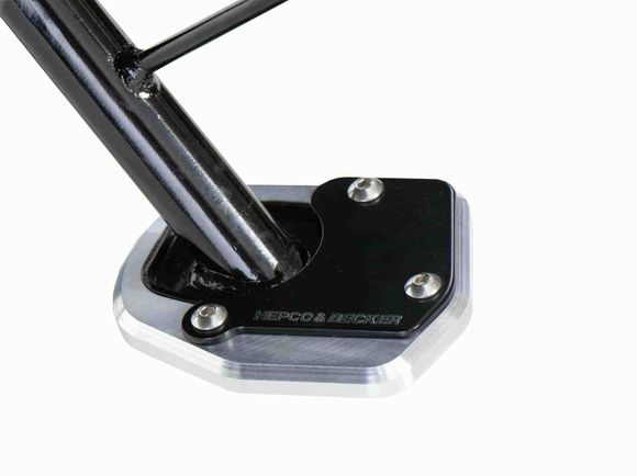 Hepco & Becker side stand extension - black/silverHONDA 750 X -ADV 750 DCT ABS - 2025Ref: Hbe04631A / 42119555 00 91