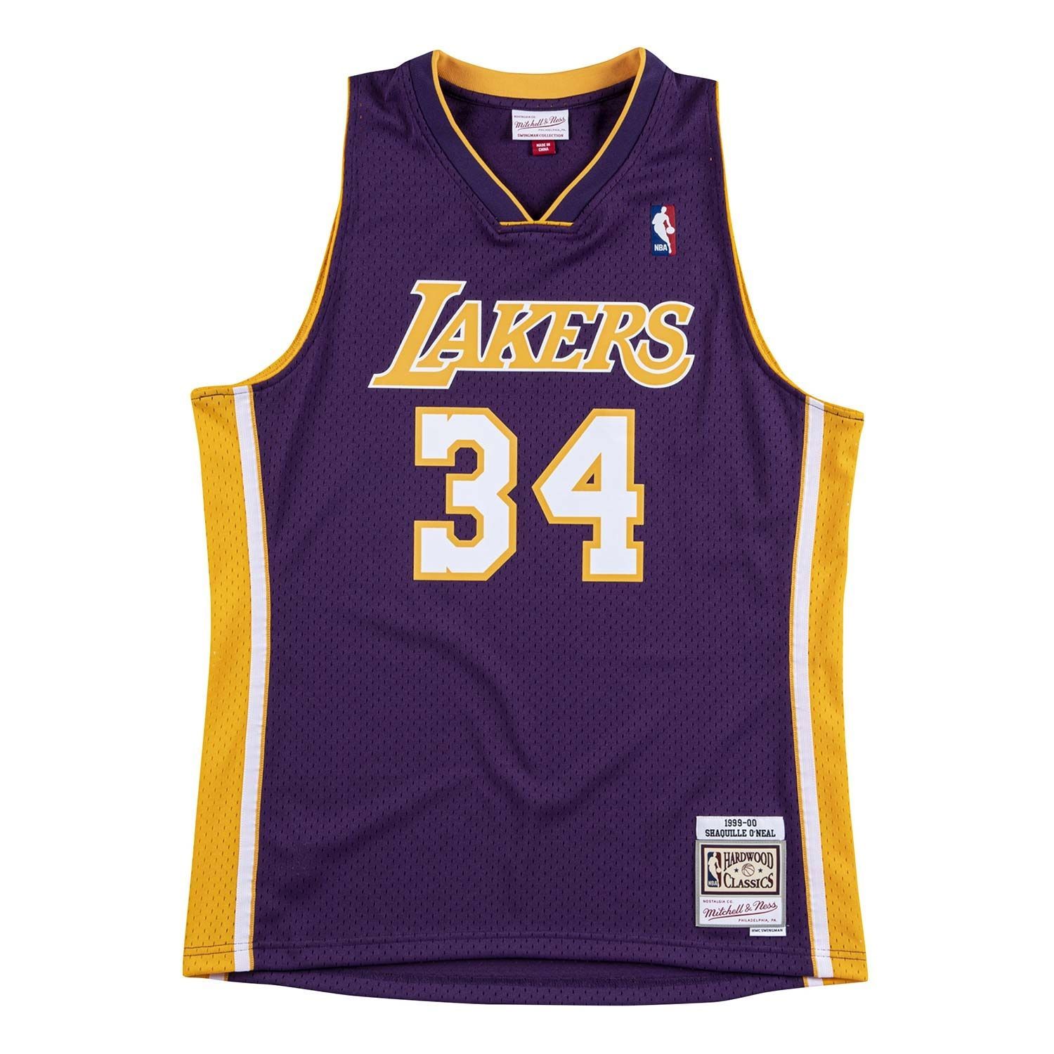 Shaq O'Neal #34 Los Angeles Lakers 1999-2000 Swingman NBA Jersey Purple