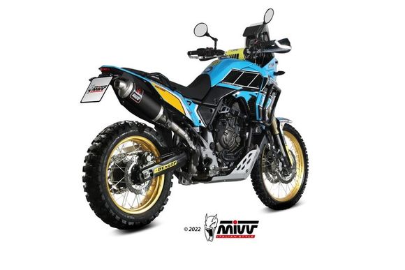 Mivv dakar stainless steel black silencerRef: Mv00052A / 1113738002