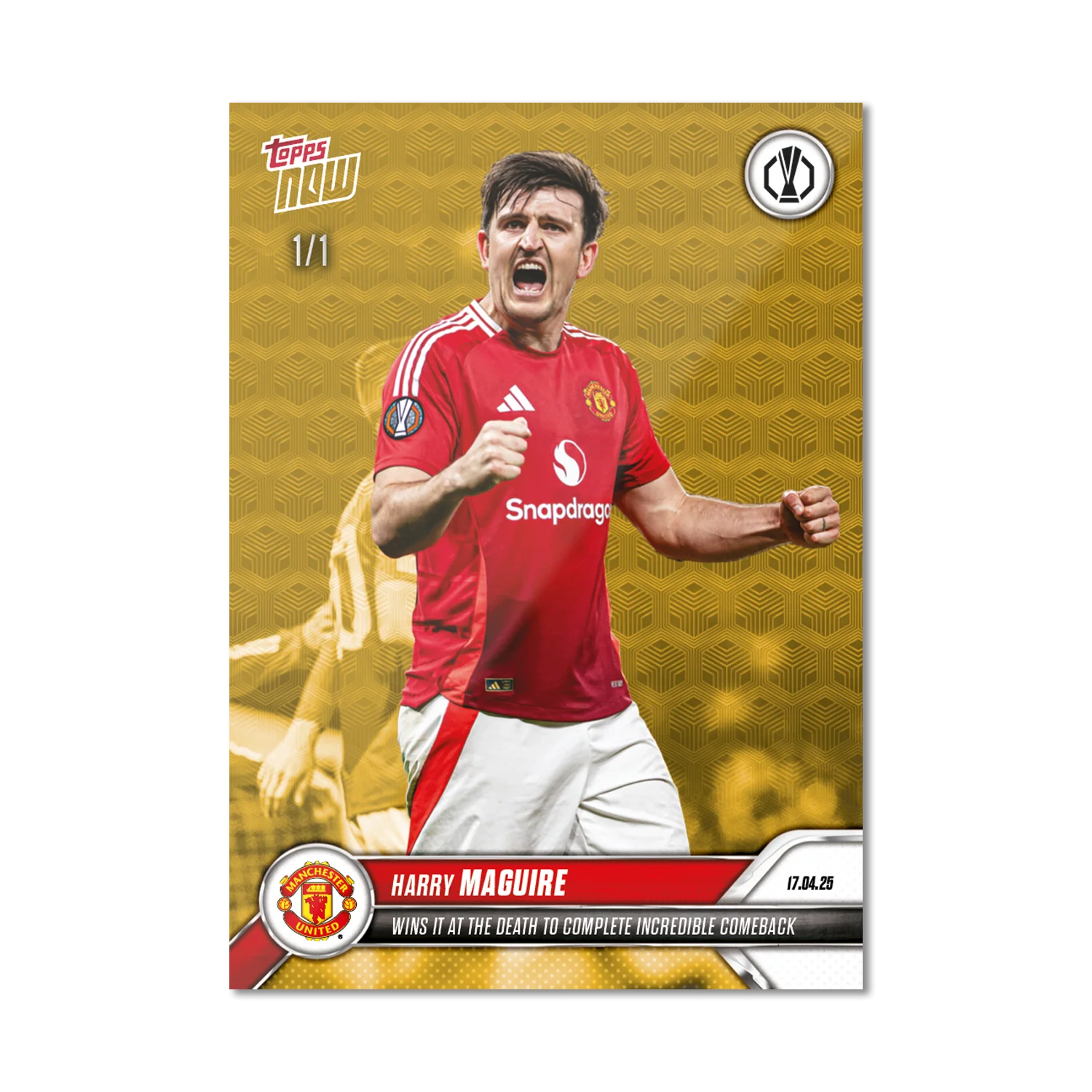 Harry Maguire - 2024-25 UEL Topps NOW® Card 29
