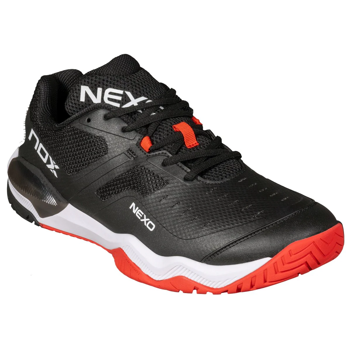 Pickleball LUX NEXO Shoes Black/Lava Red