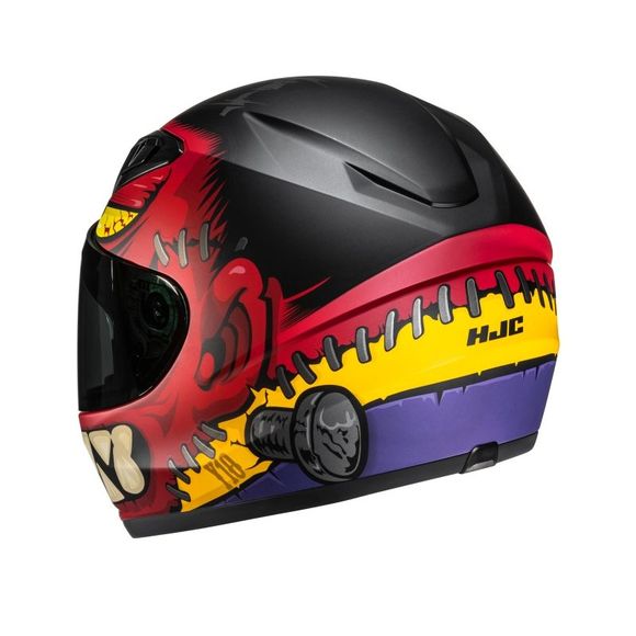 HJC Y10 Full-Face Helmet - FRANK - Red / BlackRef: HJ1361