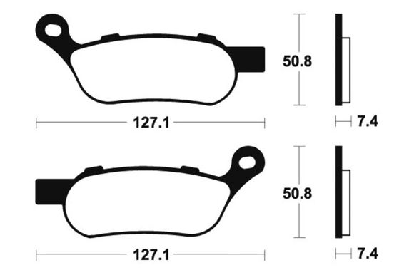 Tecnium Performance Sintered Metal Brake Pads - MR354Ref: TE00972A / 1023081