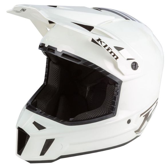 KLIM F3 CARBON ASSAULT CAMO WHITE 2023 cross helmet - White / BlackRef: KLI0234