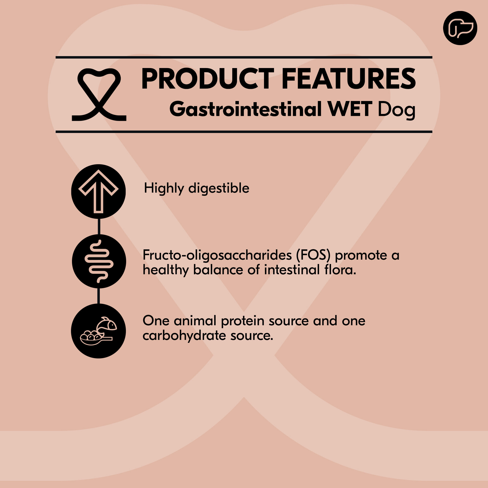 Vetality Gastrointestinal Dog Wet - 6 x 400 g
