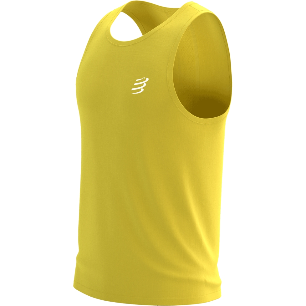Compressport Performance Running Tank Top Men - maize