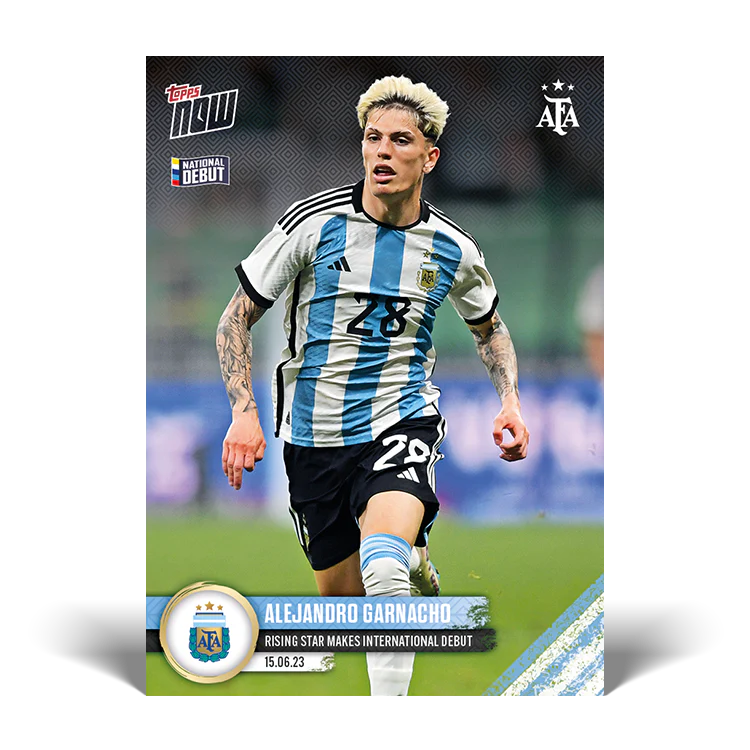 Topps UK - Rising star makes international debut - TOPPS NOW® Card #2