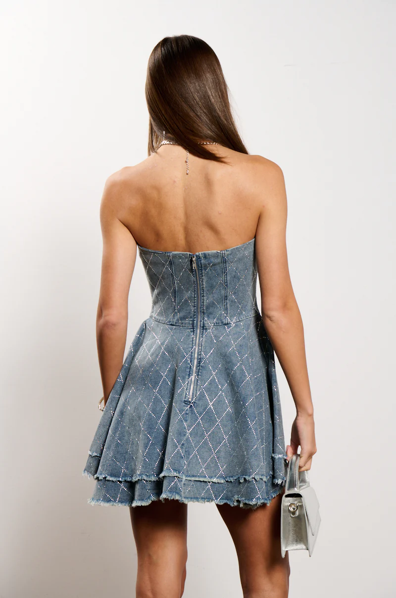 Give Me All The Diamonds Mini Dress
