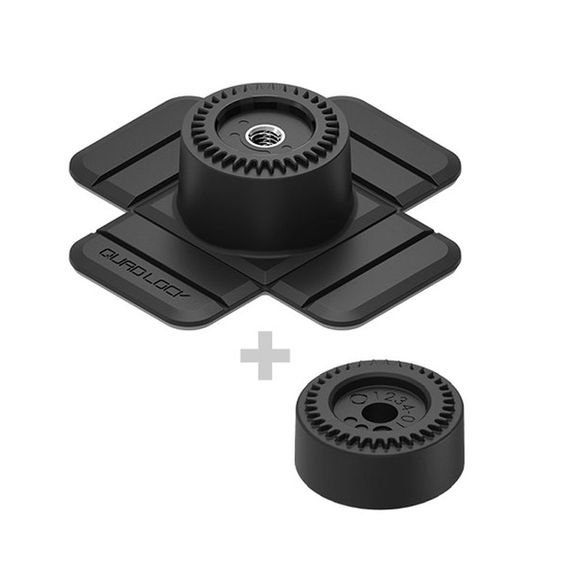 Quad Lock Universal Smartphone Mount QLP-360-FAB Flexible Adhesive Base - BlackRef: QDL0107 / 1118125