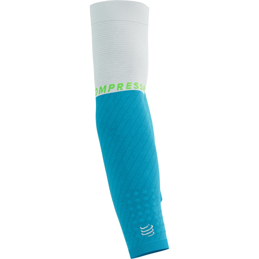Compressport ArmForce Ultralight Compression Sleeves - norse blue/neon green