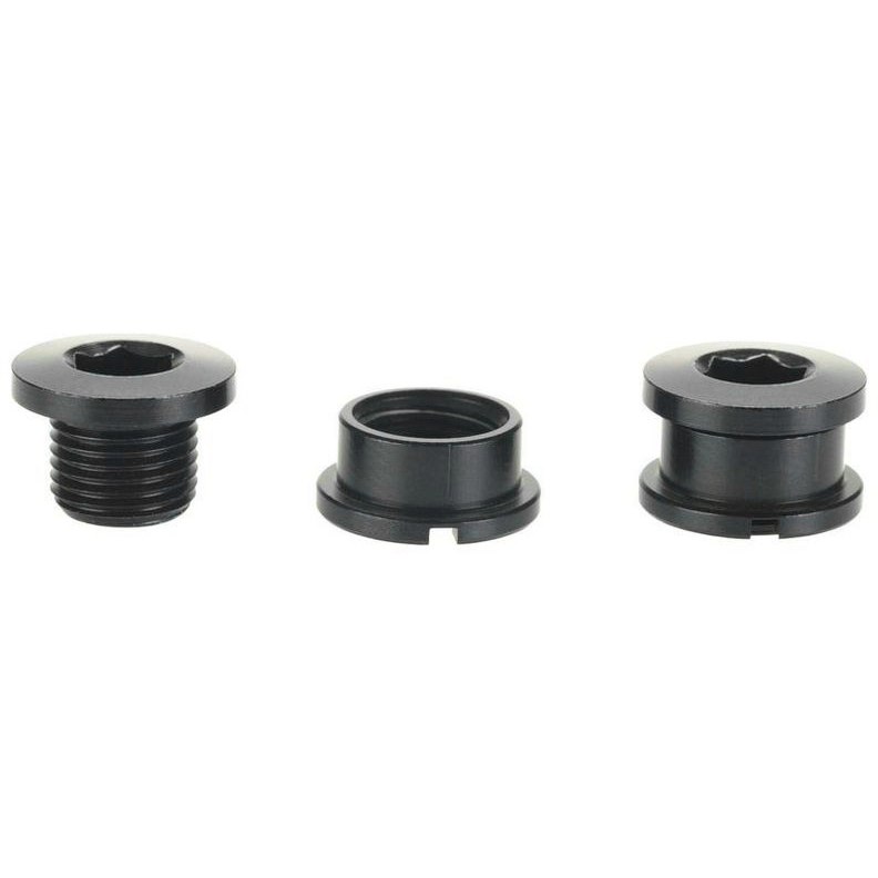 Problem Solvers Chainring Bolts with Nuts Alloy Hex Head 10mm - 5 pcs.