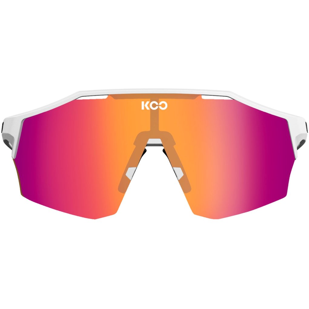 KOO Alibi Photochromic Sunglasses - Regular | White Matt - Fuchsia Mirror