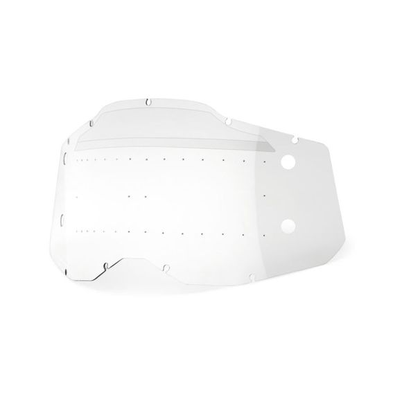 100% acurri 2 / racecraft 2 / strata 2 mask screen - with pin - colorlessRef: CE1182