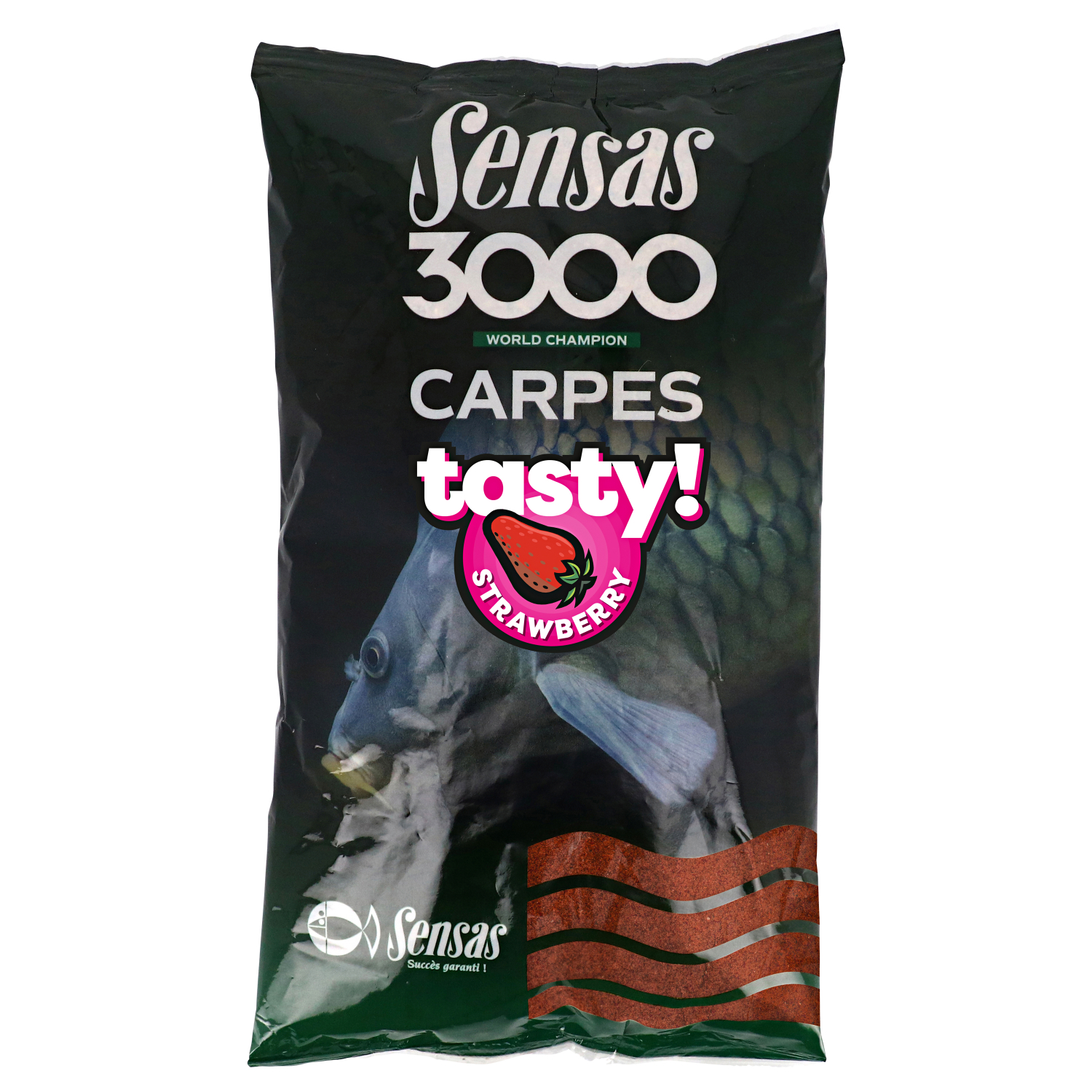 Sensas Groundbait Carp Tasty (strawberry)
