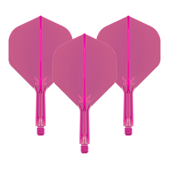 Target K-Flex No2 Standard Flight System - Neon Pink