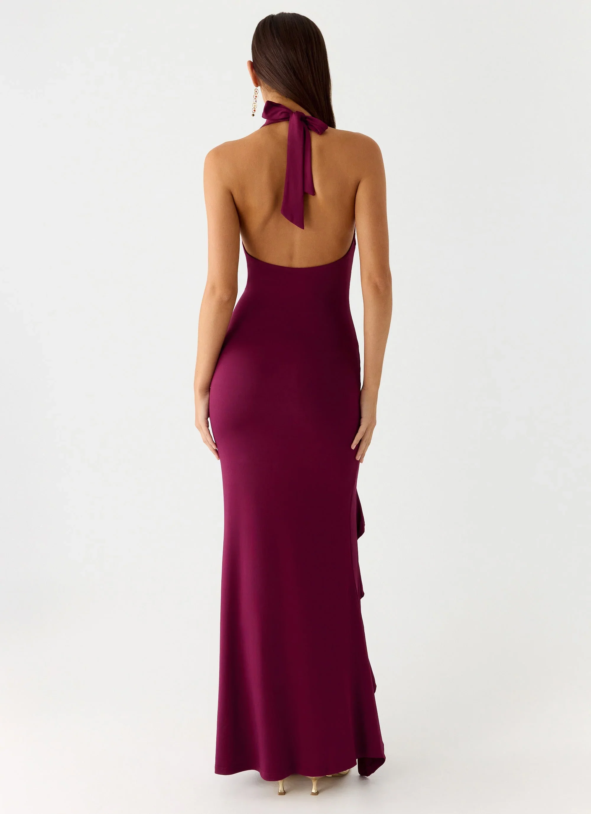 Charmed By You Maxi Dress - Plum