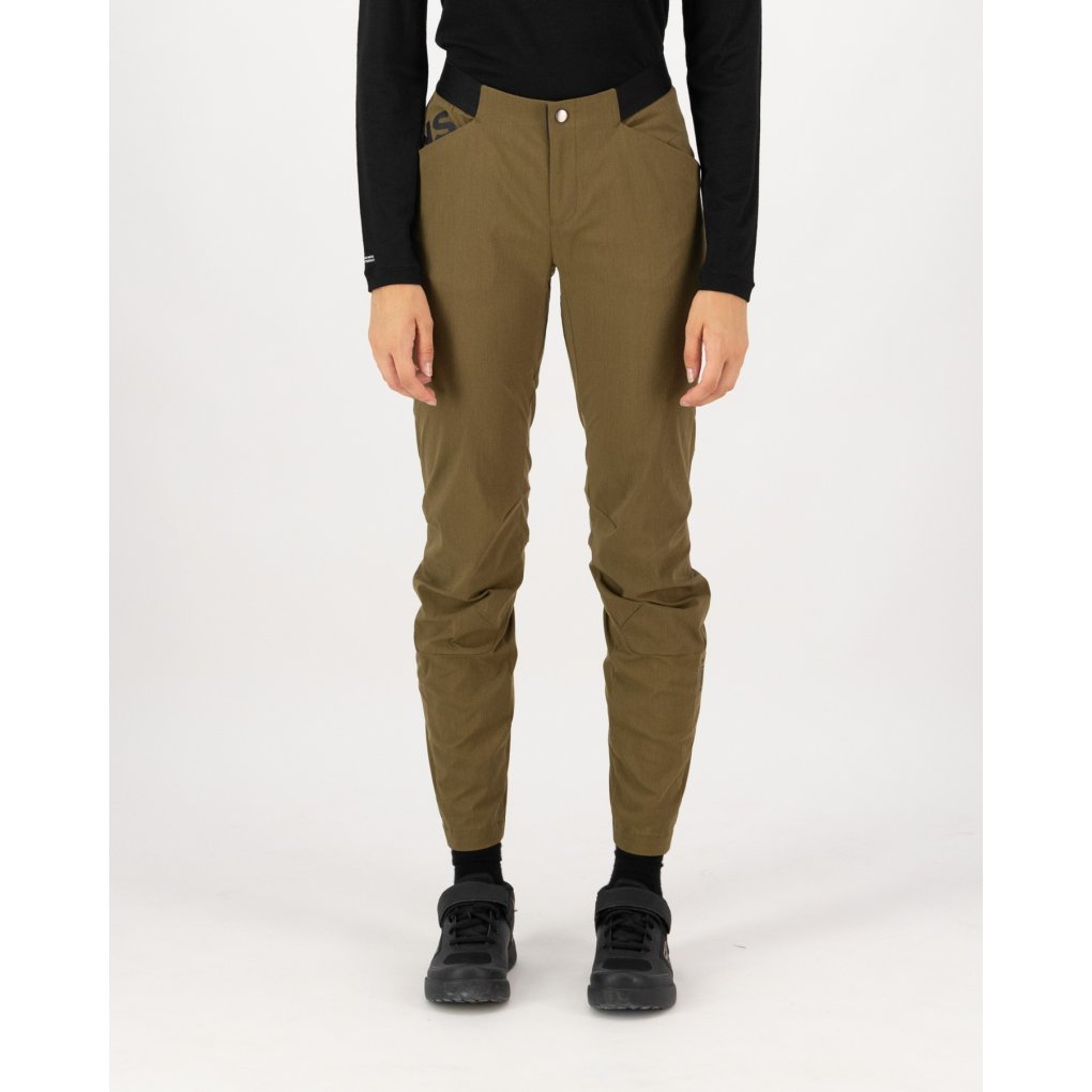Mons Royale Diversion Merino Trail Pants Women - dark olive