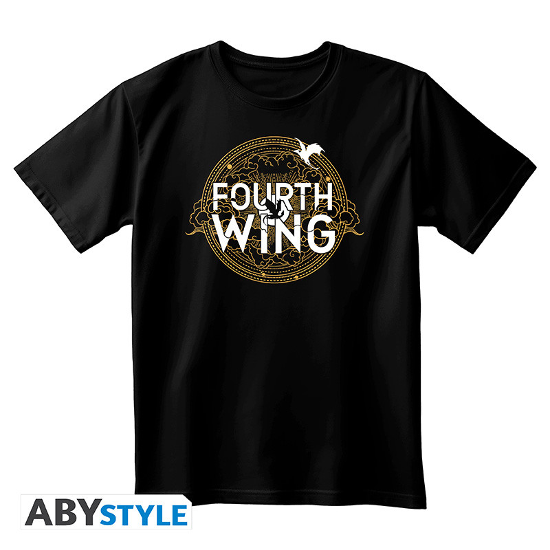 FOURTH WING Unisex BlackTshirt Logo