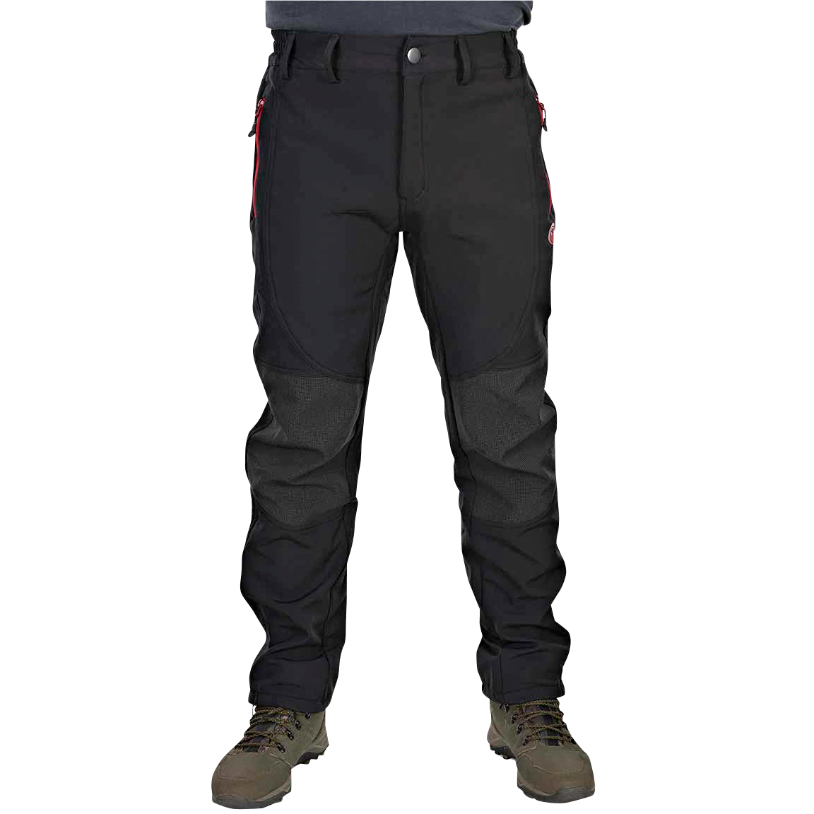 Fox Rage Pro Series Soft Shell Trousers Men (Grey\/Chili Red)