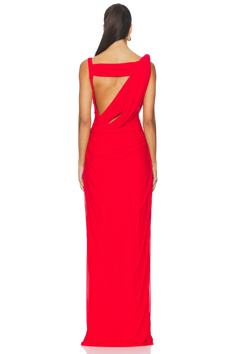 Adriana Red Maxi Dress