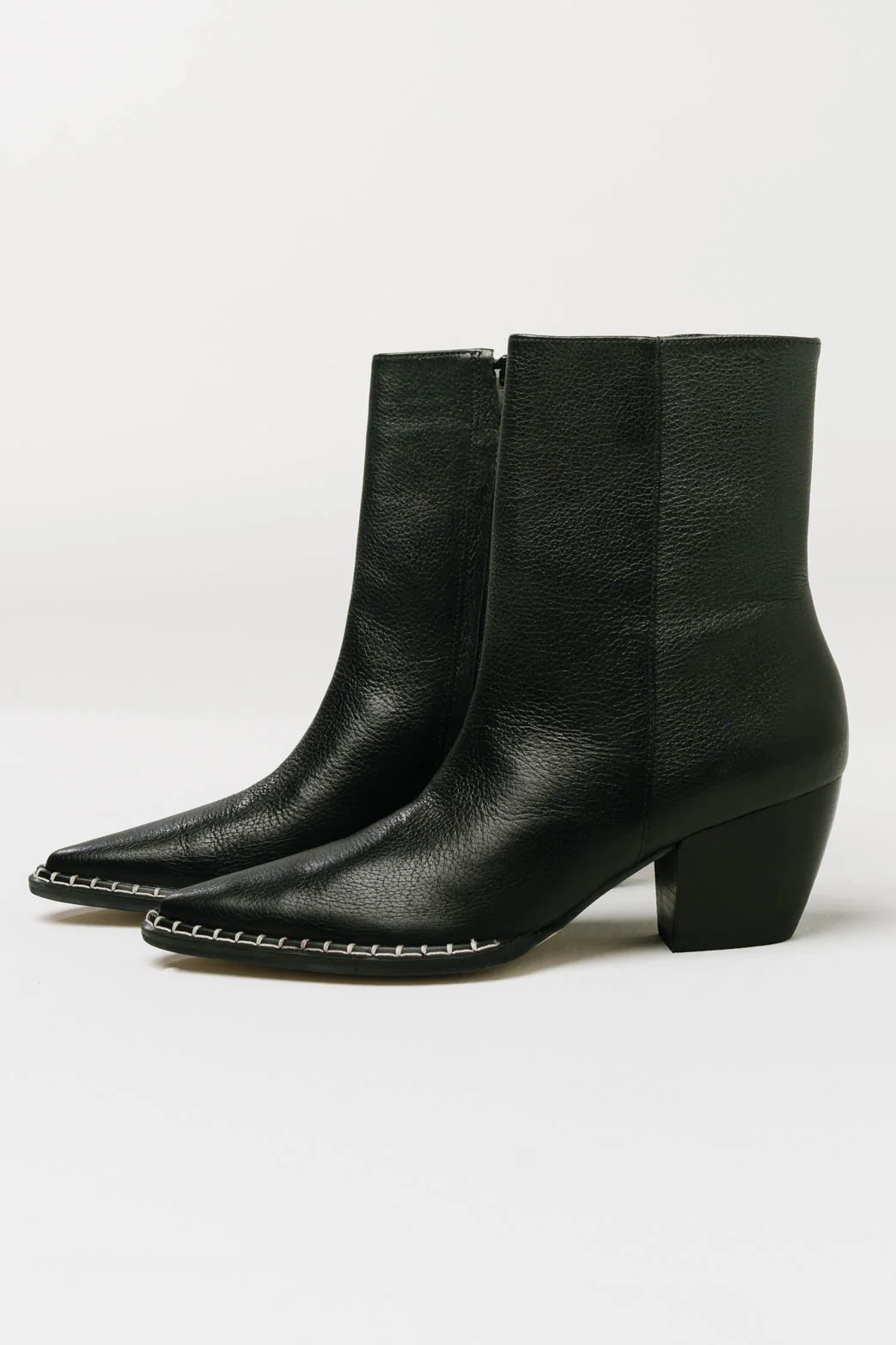 Caty Ankle Bootie in Black