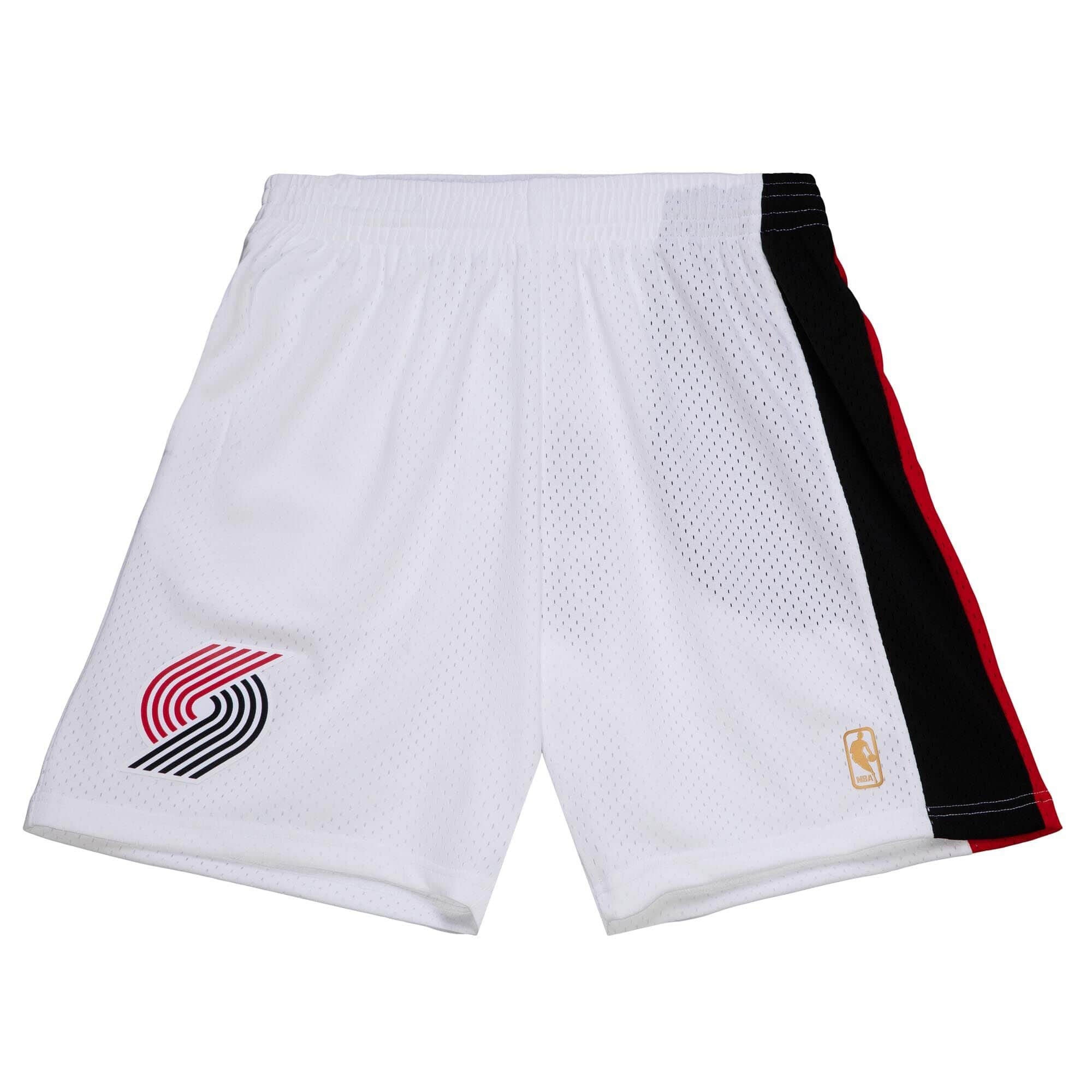 Portland Trail Blazers 1996-97 Mitchell & Ness Swingman NBA Shorts White
