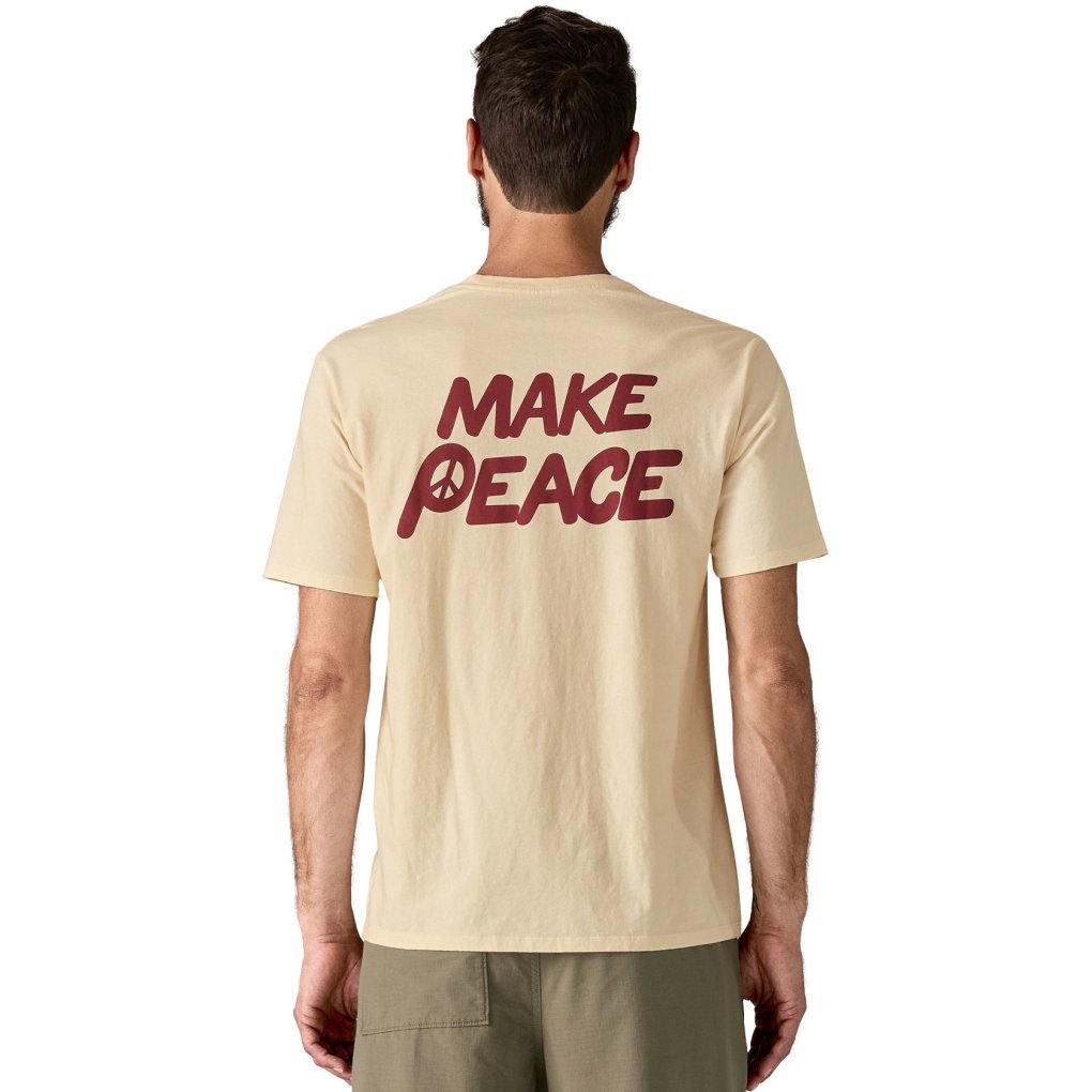 Patagonia Balance Organic T-Shirt Men - Peace Seeds: Undyed Natural
