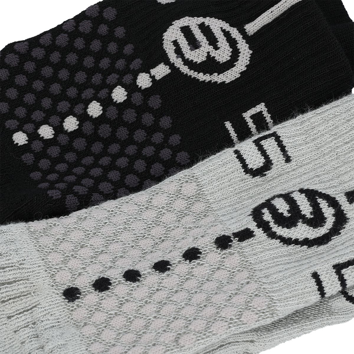 PACK 2 PCS BULLPADEL SOCKS BP25PR BLACK GREY BLACK