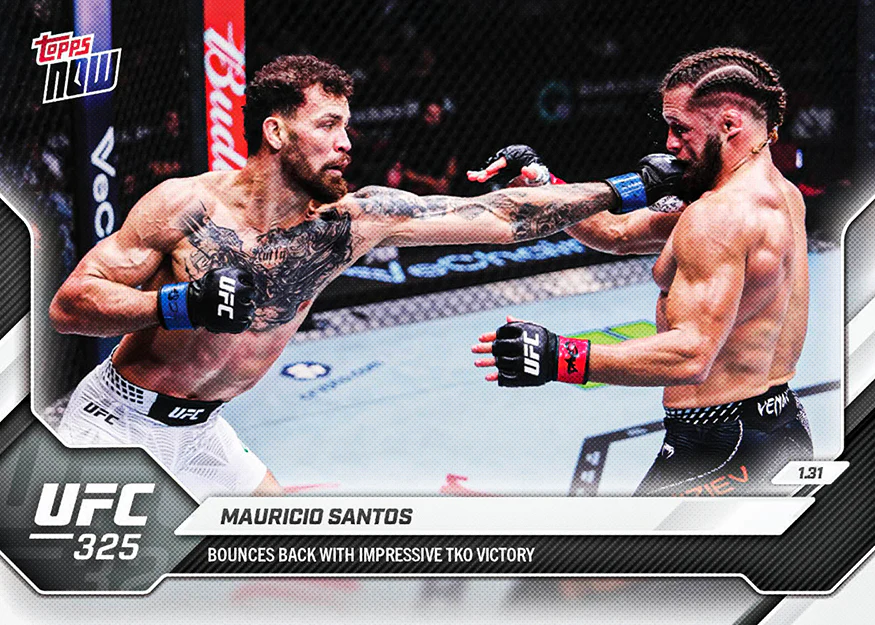 Mauricio Santos - 2026 UFC Topps NOW® - Card 6 - PR: 729