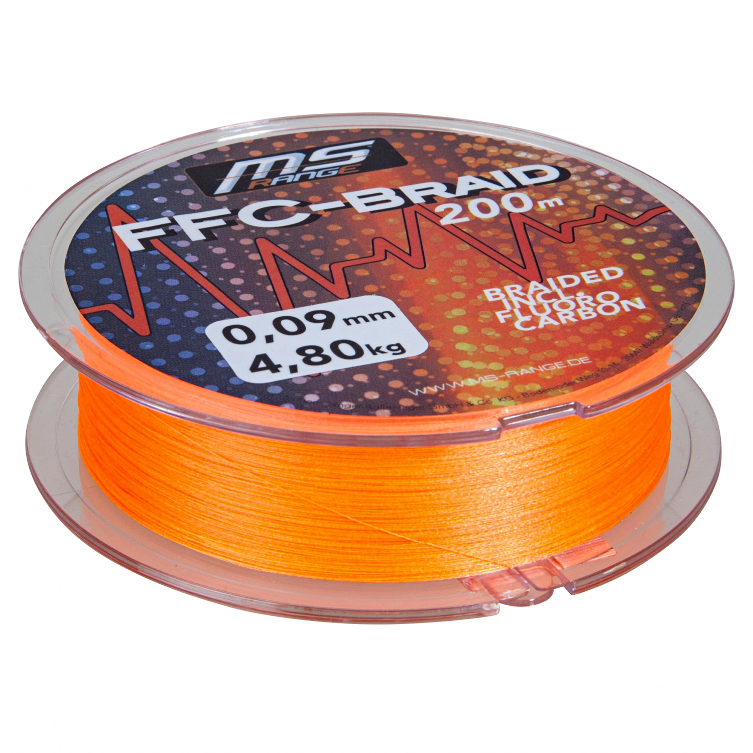 MS Range Fishing line FFC-Braid (orange)