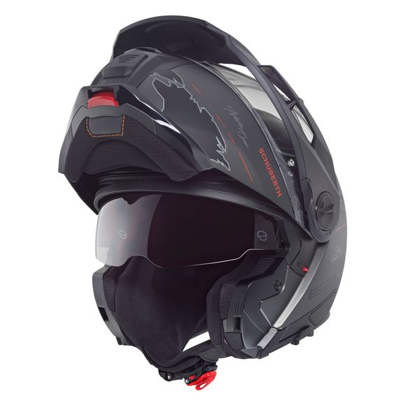 Casque modulable Schuberth E2 ATLAS - Gris / NoirRef : SE0303