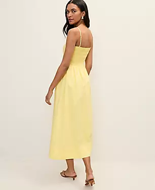 Weekend Smocked Midi Dress