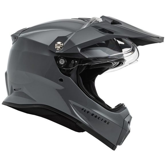 Fly TREKKER SOLID Full-Face Helmet - Grey / RedRef: FL1529
