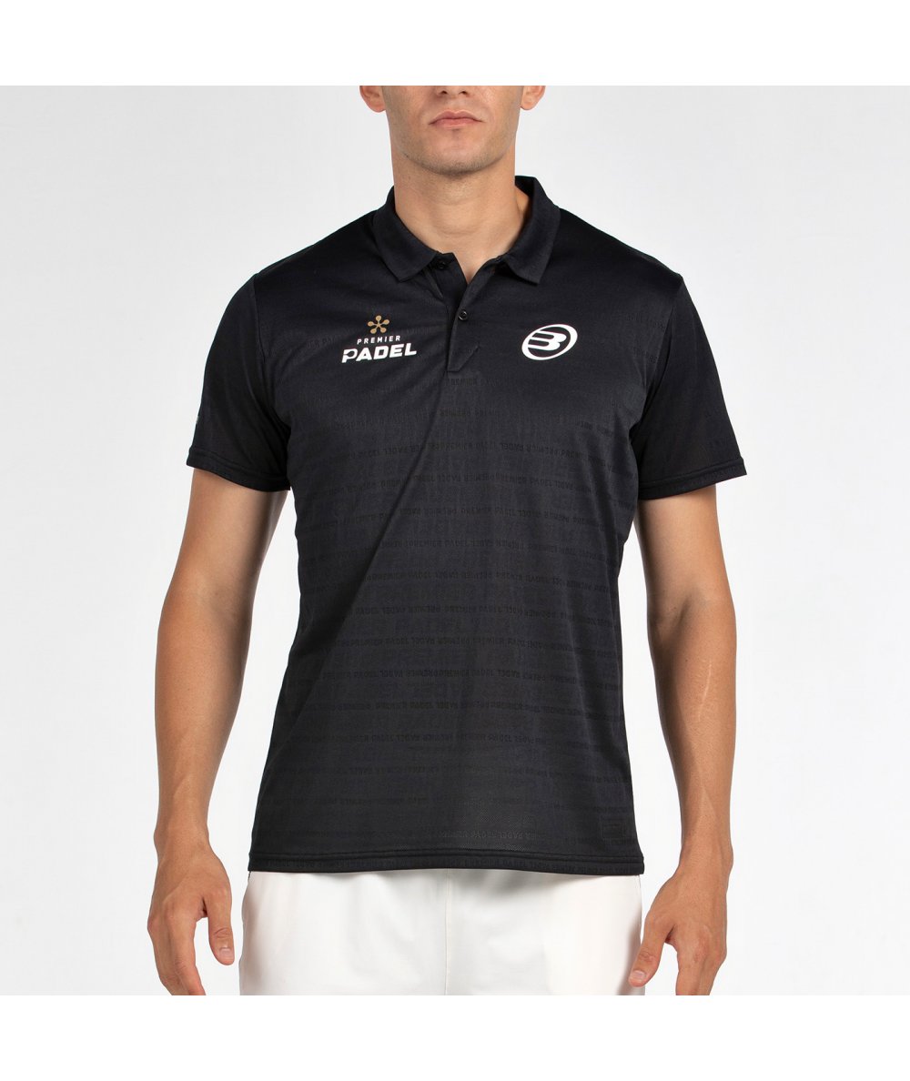 POLO-SHIRT BULLPADEL POMPIER BLACK