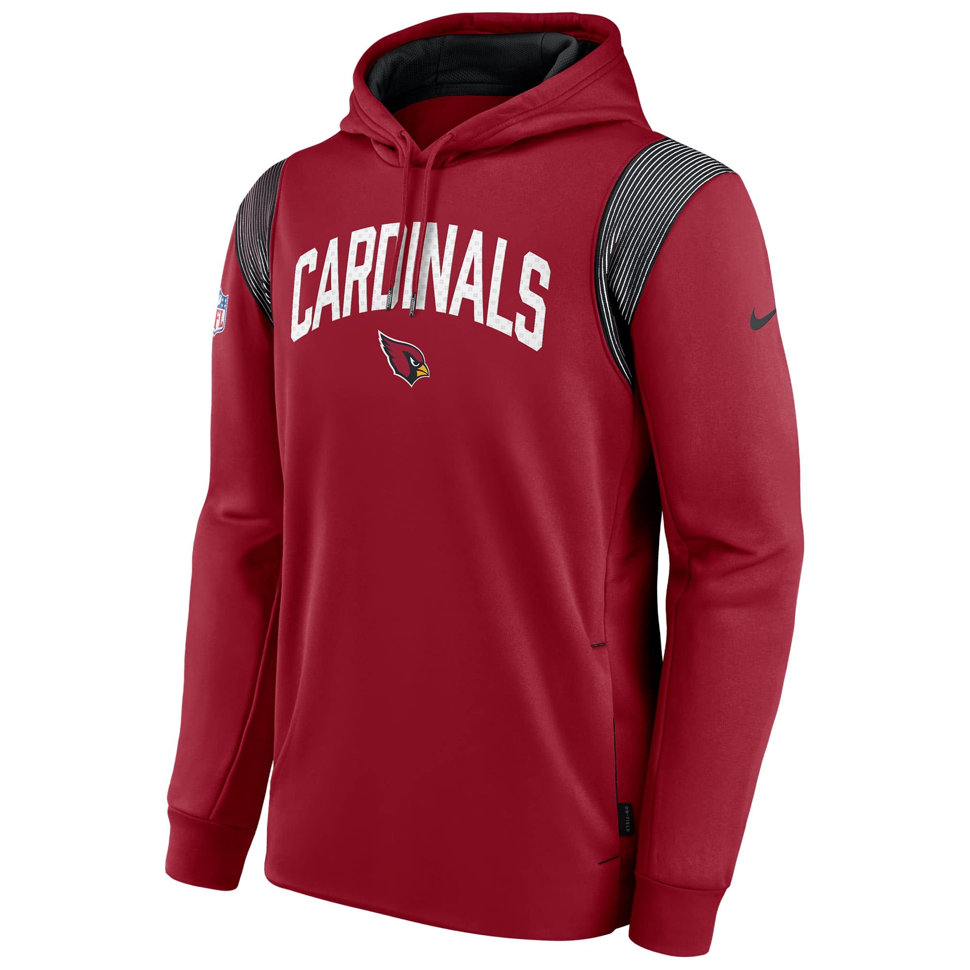 Arizona Cardinals 2022 NFL On-Field Sideline Nike Therma-FIT Hoodie Red